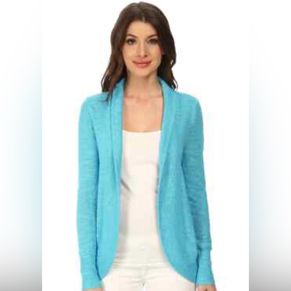 Lilly Pulitizer Turquoise Blue Amalie Sweater Size M